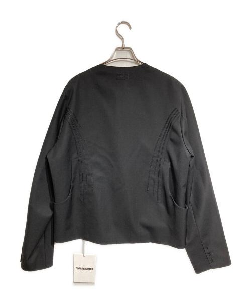 NAMESAKE（ネイムセイク）NAMESAKE (ネイムセイク) NEWTON CREWNECK BLAZER/ニュートンクルーネックブレザー ブラック サイズ:Ｍの古着・服飾アイテム