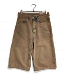 Acne studios（アクネ ストゥディオス）の古着「Loose Fit Denim Shorts/ルーズフィットデニムショーツ」｜インディゴ