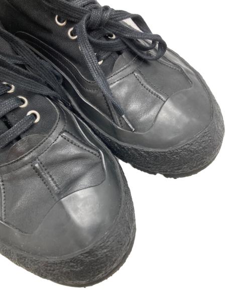 JIL SANDER（ジルサンダー）JIL SANDER (ジルサンダー) Canvas High Top Sneaker/キャンバスハイトップスニーカー ブラック サイズ:42の古着・服飾アイテム