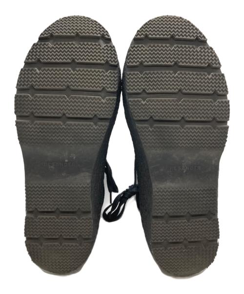 JIL SANDER（ジルサンダー）JIL SANDER (ジルサンダー) Canvas High Top Sneaker/キャンバスハイトップスニーカー ブラック サイズ:42の古着・服飾アイテム