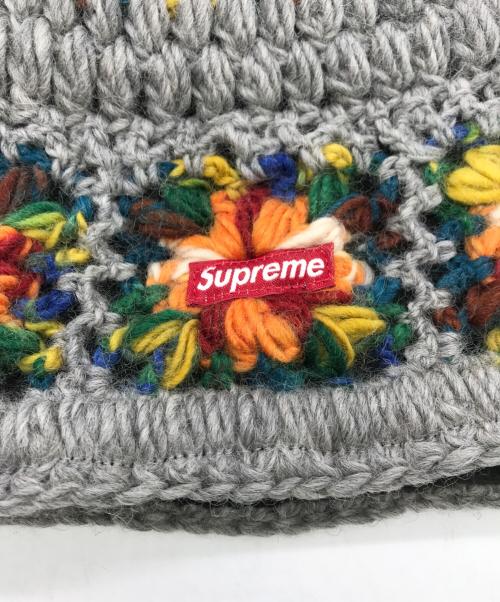 SUPREME（シュプリーム）SUPREME (シュプリーム) Crochet Beanie グレーの古着・服飾アイテム