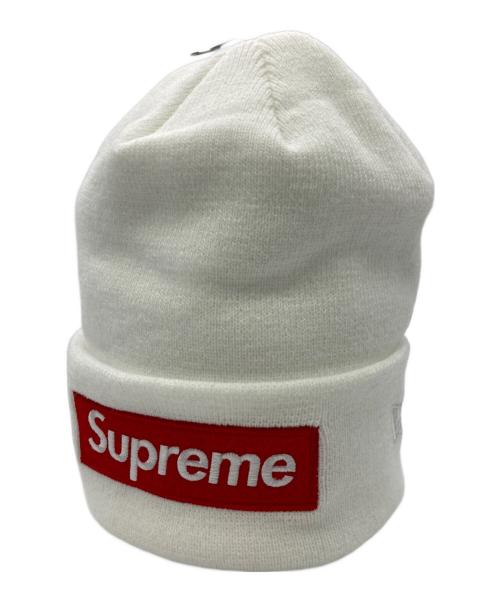 SUPREME（シュプリーム）SUPREME (シュプリーム) New Era (ニューエラ) Box Logo Beanie ホワイトの古着・服飾アイテム