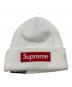 中古・古着 SUPREME (シュプリーム) New Era (ニューエラ) Box Logo Beanie ホワイト：11000円