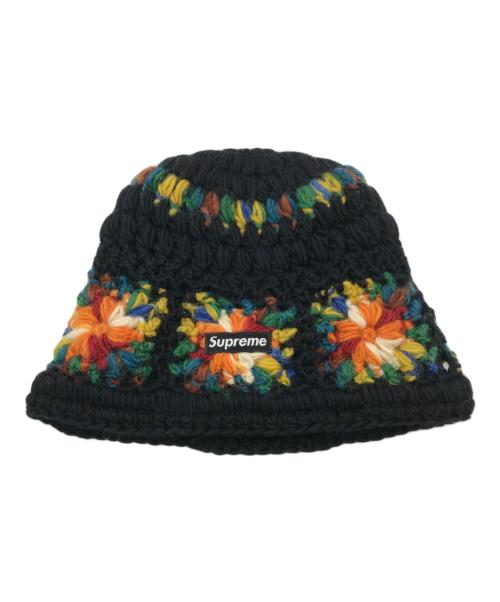 SUPREME（シュプリーム）SUPREME (シュプリーム) Crochet Benie ブラックの古着・服飾アイテム