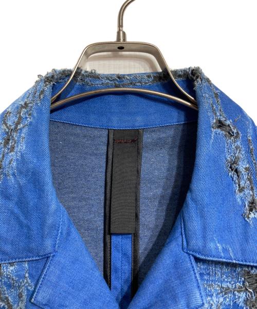 SHINYA KOZUKA（シンヤコズカ）SHINYA KOZUKA (シンヤコズカ) BDT jacket ブルー サイズ:MEDIUMの古着・服飾アイテム