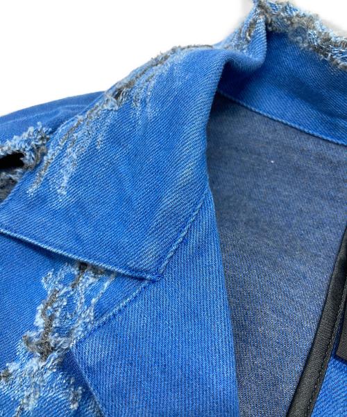 SHINYA KOZUKA（シンヤコズカ）SHINYA KOZUKA (シンヤコズカ) BDT jacket ブルー サイズ:MEDIUMの古着・服飾アイテム