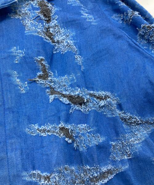 SHINYA KOZUKA（シンヤコズカ）SHINYA KOZUKA (シンヤコズカ) BDT jacket ブルー サイズ:MEDIUMの古着・服飾アイテム