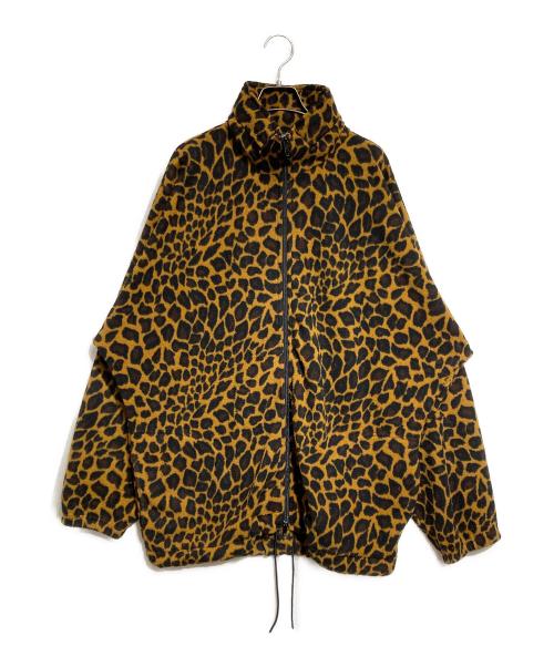 BALENCIAGA（バレンシアガ）BALENCIAGA (バレンシアガ) レオパードフリーストラックジャケット/Leopard-Print Fleece Track Jacket ブラウン サイズ:XSの古着・服飾アイテム