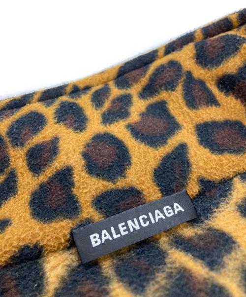 BALENCIAGA（バレンシアガ）BALENCIAGA (バレンシアガ) レオパードフリーストラックジャケット/Leopard-Print Fleece Track Jacket ブラウン サイズ:XSの古着・服飾アイテム