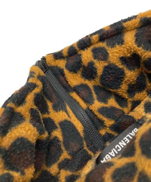 BALENCIAGA（バレンシアガ）BALENCIAGA (バレンシアガ) レオパードフリーストラックジャケット/Leopard-Print Fleece Track Jacket ブラウン サイズ:XSの古着・服飾アイテム