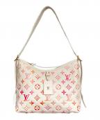 LOUIS VUITTONルイ ヴィトン）の古着「Carryall Zip NM PM/キャリーオールジップ」｜ベージュ×ピンク