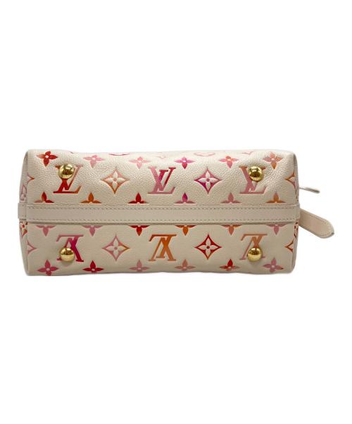 LOUIS VUITTON（ルイ ヴィトン）LOUIS VUITTON (ルイ ヴィトン) Carryall Zip NM PM/キャリーオールジップ ベージュ×ピンクの古着・服飾アイテム