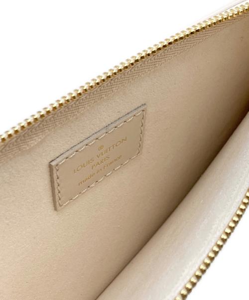 LOUIS VUITTON（ルイ ヴィトン）LOUIS VUITTON (ルイ ヴィトン) Carryall Zip NM PM/キャリーオールジップ ベージュ×ピンクの古着・服飾アイテム