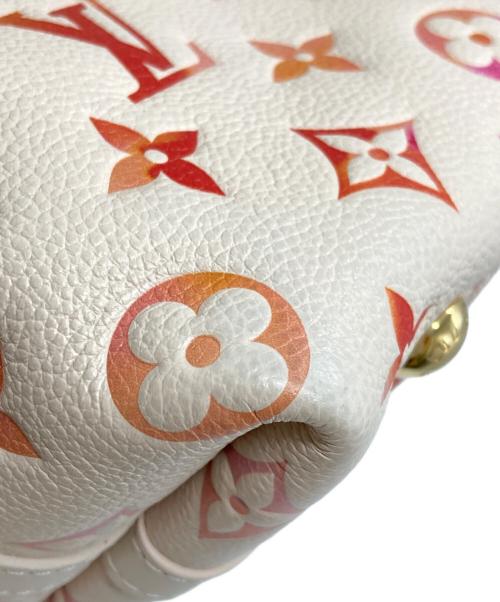 LOUIS VUITTON（ルイ ヴィトン）LOUIS VUITTON (ルイ ヴィトン) Carryall Zip NM PM/キャリーオールジップ ベージュ×ピンクの古着・服飾アイテム