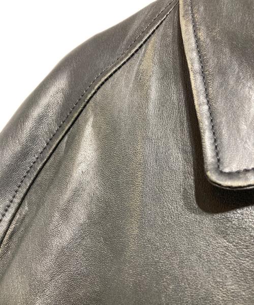 Voo（ボー）Voo (ボー) シープレザーコーチジャケット/Sheep leather coach jacket ブラック サイズ:3の古着・服飾アイテム