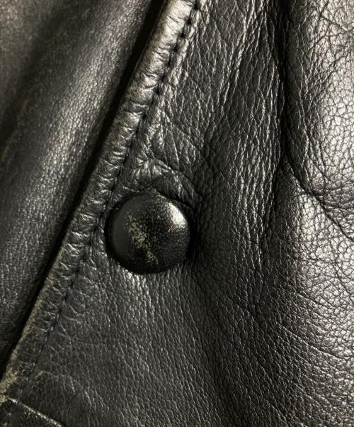 Voo（ボー）Voo (ボー) シープレザーコーチジャケット/Sheep leather coach jacket ブラック サイズ:3の古着・服飾アイテム