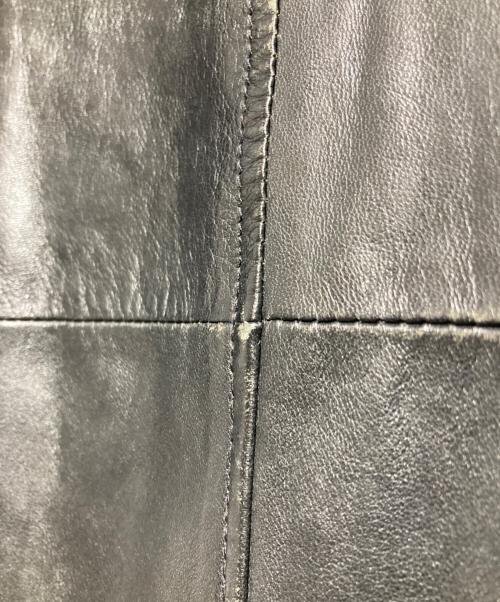 Voo（ボー）Voo (ボー) シープレザーコーチジャケット/Sheep leather coach jacket ブラック サイズ:3の古着・服飾アイテム