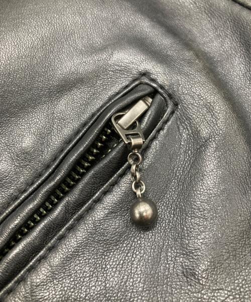 Voo（ボー）Voo (ボー) シープレザーコーチジャケット/Sheep leather coach jacket ブラック サイズ:3の古着・服飾アイテム