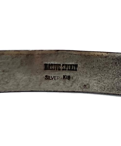 NATIVE SPIRIT（ネイティブスピリット）NATIVE SPIRIT (ネイティブスピリット) フェザーインゴットバングル/Feather Ingot Bangle シルバーの古着・服飾アイテム