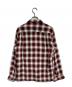 TOWN CRAFT (タウンクラフト) シャドーチェックオープンカラーシャツ/Open collar shirt レッド×ブラック サイズ:S：30000円
