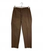 JIL SANDER+ジルサンダープラス）の古着「Drawstring Trousers」｜ブラウン