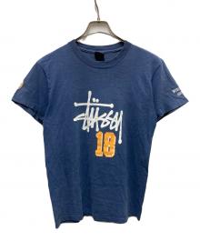 stussy（ステューシー）の古着「90s ナンバリングプリントTシャツ」｜ブルー