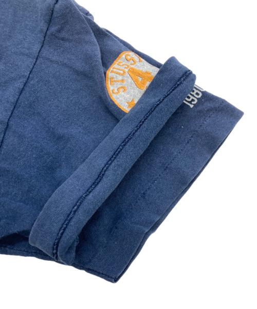 stussy（ステューシー）stussy (ステューシー) 90s ナンバリングプリントTシャツ ブルー サイズ:SIZE Sの古着・服飾アイテム