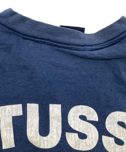 stussy（ステューシー）stussy (ステューシー) 90s ナンバリングプリントTシャツ ブルー サイズ:SIZE Sの古着・服飾アイテム
