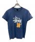 stussy（ステューシー）の古着「90s ナンバリングプリントTシャツ」｜ブルー