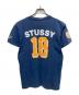 stussy (ステューシー) 90s ナンバリングプリントTシャツ ブルー サイズ:SIZE S：9000円