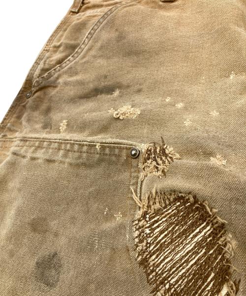 CarHartt（カーハート）CarHartt (カーハート) ダブルニーペインターダックパンツ ブラウン サイズ:３３の古着・服飾アイテム