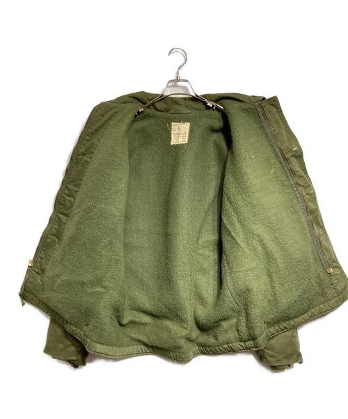 U'S NAVY（アメリカ海軍）U'S NAVY (アメリカ海軍) A-2デッキジャケット カーキ サイズ:Lの古着・服飾アイテム