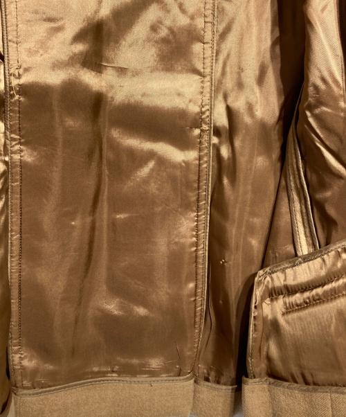 MIU MIU（ミュウミュウ）MIU MIU (ミュウミュウ) ショート丈Pコート/Short pea coat  ブラウン サイズ:36の古着・服飾アイテム