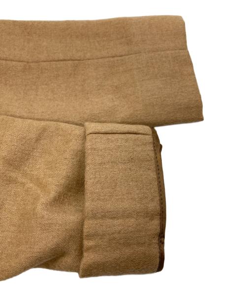 MIU MIU（ミュウミュウ）MIU MIU (ミュウミュウ) ショート丈Pコート/Short pea coat  ブラウン サイズ:36の古着・服飾アイテム