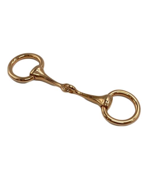 HERMES（エルメス）HERMES (エルメス) スカーフリング・ツイリー ミニ・モール/Scarf Ring Twilly 《Mini-Moul》 プラッケ・オール・ローズの古着・服飾アイテム