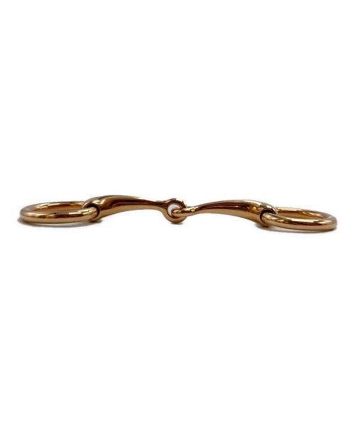 HERMES（エルメス）HERMES (エルメス) スカーフリング・ツイリー ミニ・モール/Scarf Ring Twilly 《Mini-Moul》 プラッケ・オール・ローズの古着・服飾アイテム