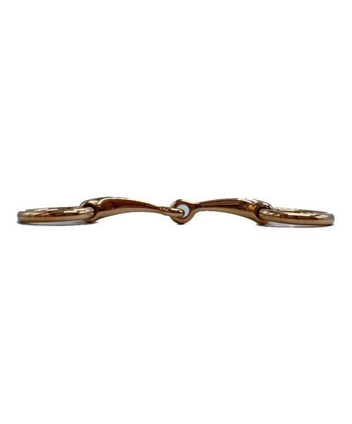 HERMES（エルメス）HERMES (エルメス) スカーフリング・ツイリー ミニ・モール/Scarf Ring Twilly 《Mini-Moul》 プラッケ・オール・ローズの古着・服飾アイテム