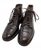 Aldenオールデン）の古着「Uチップレザーブーツ」｜ブラウン