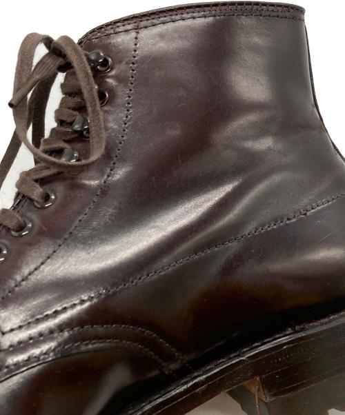 Alden（オールデン）Alden (オールデン) Uチップレザーブーツ ブラウン サイズ:6.1/2の古着・服飾アイテム
