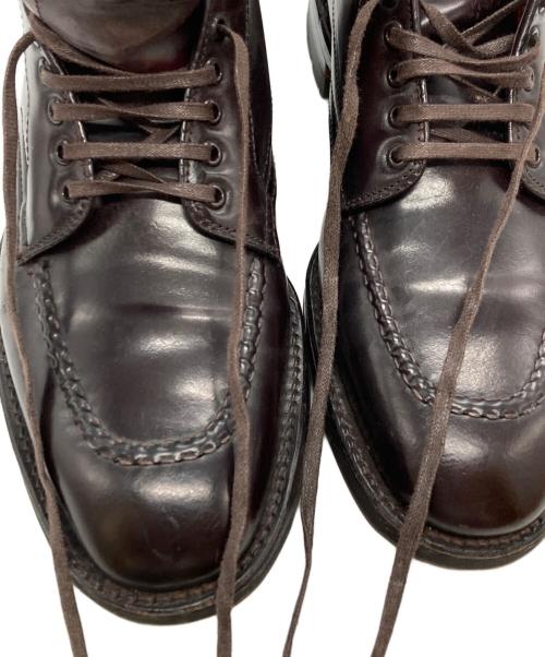 Alden（オールデン）Alden (オールデン) Uチップレザーブーツ ブラウン サイズ:6.1/2の古着・服飾アイテム
