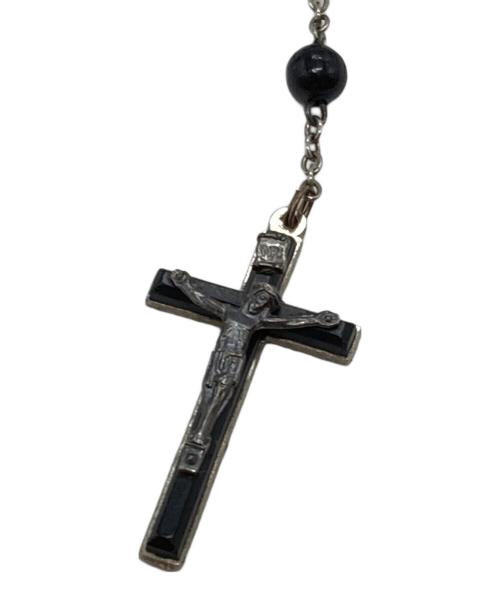 DOLCE & GABBANA（ドルチェ＆ガッバーナ）DOLCE & GABBANA (ドルチェ＆ガッバーナ) ロザリオネックレス ブラックの古着・服飾アイテム