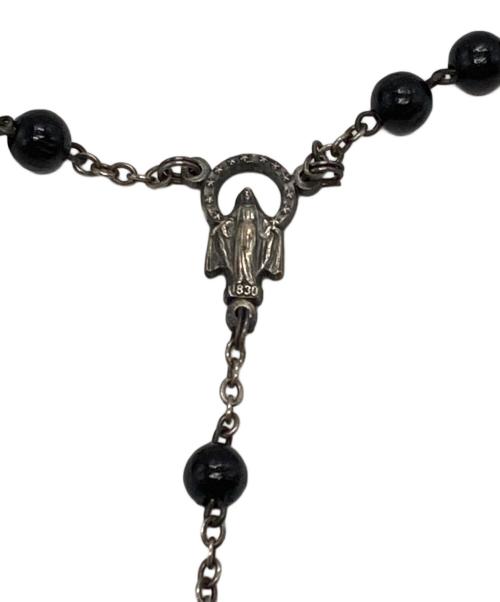 DOLCE & GABBANA（ドルチェ＆ガッバーナ）DOLCE & GABBANA (ドルチェ＆ガッバーナ) ロザリオネックレス ブラックの古着・服飾アイテム