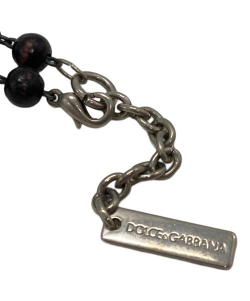 DOLCE & GABBANA（ドルチェ＆ガッバーナ）DOLCE & GABBANA (ドルチェ＆ガッバーナ) ロザリオネックレス ブラックの古着・服飾アイテム