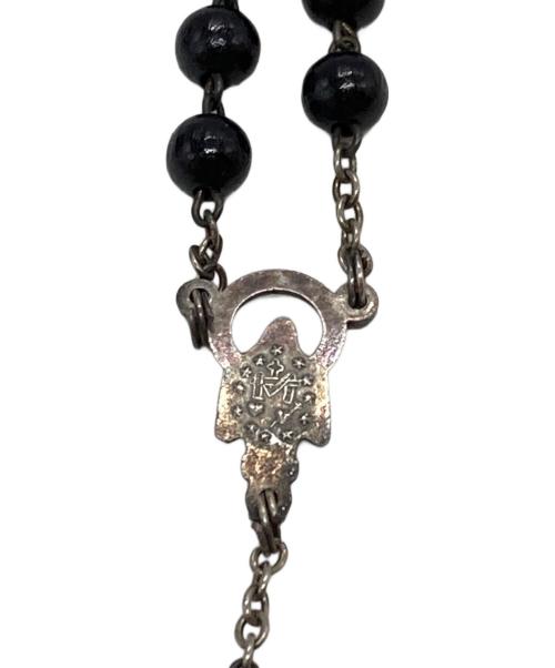 DOLCE & GABBANA（ドルチェ＆ガッバーナ）DOLCE & GABBANA (ドルチェ＆ガッバーナ) ロザリオネックレス ブラックの古着・服飾アイテム