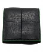 BOTTEGA VENETAボッテガベネタ）の古着「マキシイントレチャートコインケース/Maxi Intrecciato Coin Purse」｜ブラック