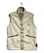STONE ISLANDストーンアイランド）の古着「ダイヤモンドキルティングベスト/diamond quilted vest」｜ベージュ