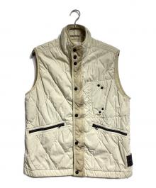 STONE ISLAND（ストーンアイランド）の古着「ダイヤモンドキルティングベスト/diamond quilted vest」｜ベージュ