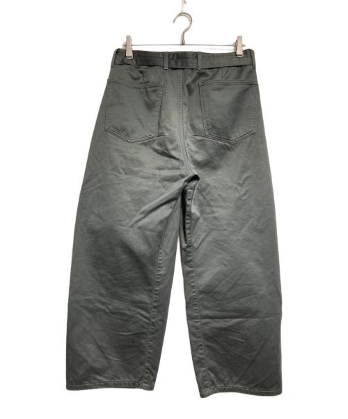 LEMAIRE（ルメール）LEMAIRE (ルメール) Twisted Belted Pants グリーン サイズ:Mの古着・服飾アイテム