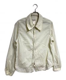 simple project（シンプルプロジェクト）の古着「シャーリングナイロンブルゾン/Ruched Nylon Blouson 」｜ベージュ