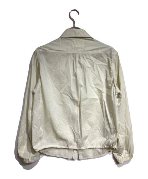 simple project（シンプルプロジェクト）simple project (シンプルプロジェクト) シャーリングナイロンブルゾン/Ruched Nylon Blouson  ベージュ サイズ:Lの古着・服飾アイテム